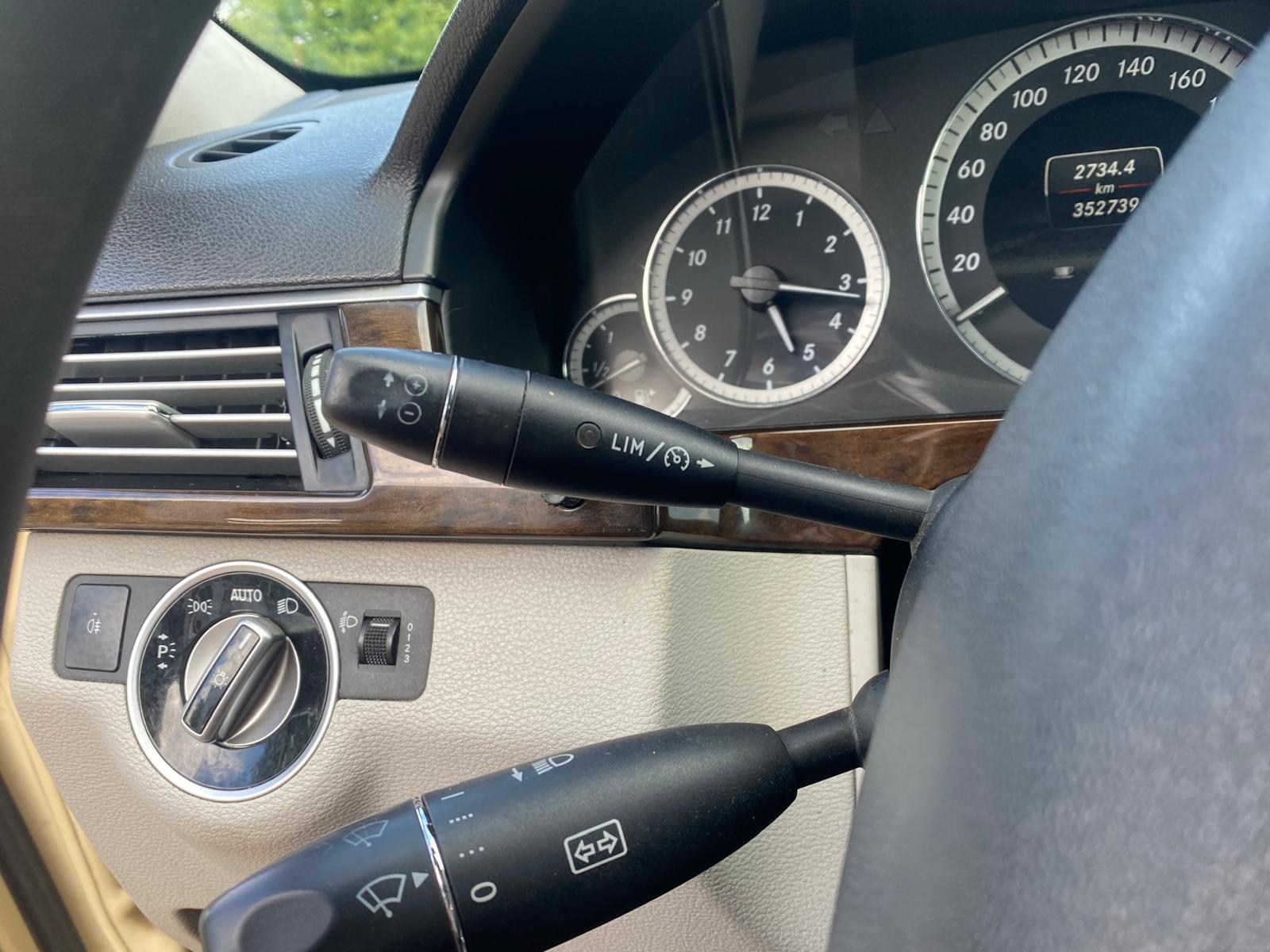 Mercedes Benz E200 blue efficiency