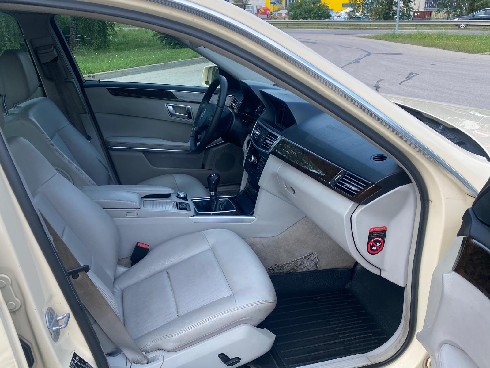 Mercedes Benz E200 blue efficiency