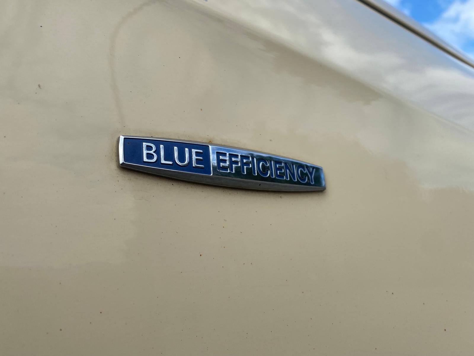 Mercedes Benz E200 blue efficiency